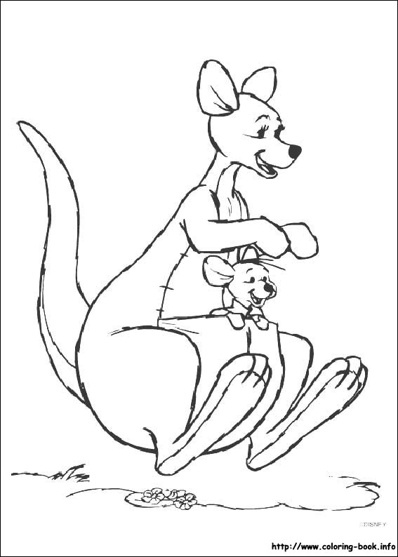 Winnie the Pooh coloring picture